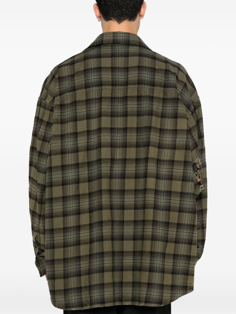 Balenciaga Shirts Kaki Cotton