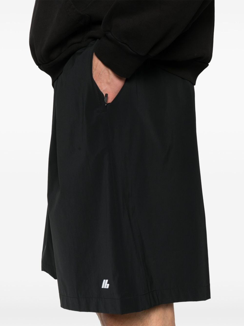 Balenciaga Shorts Black Polyamide