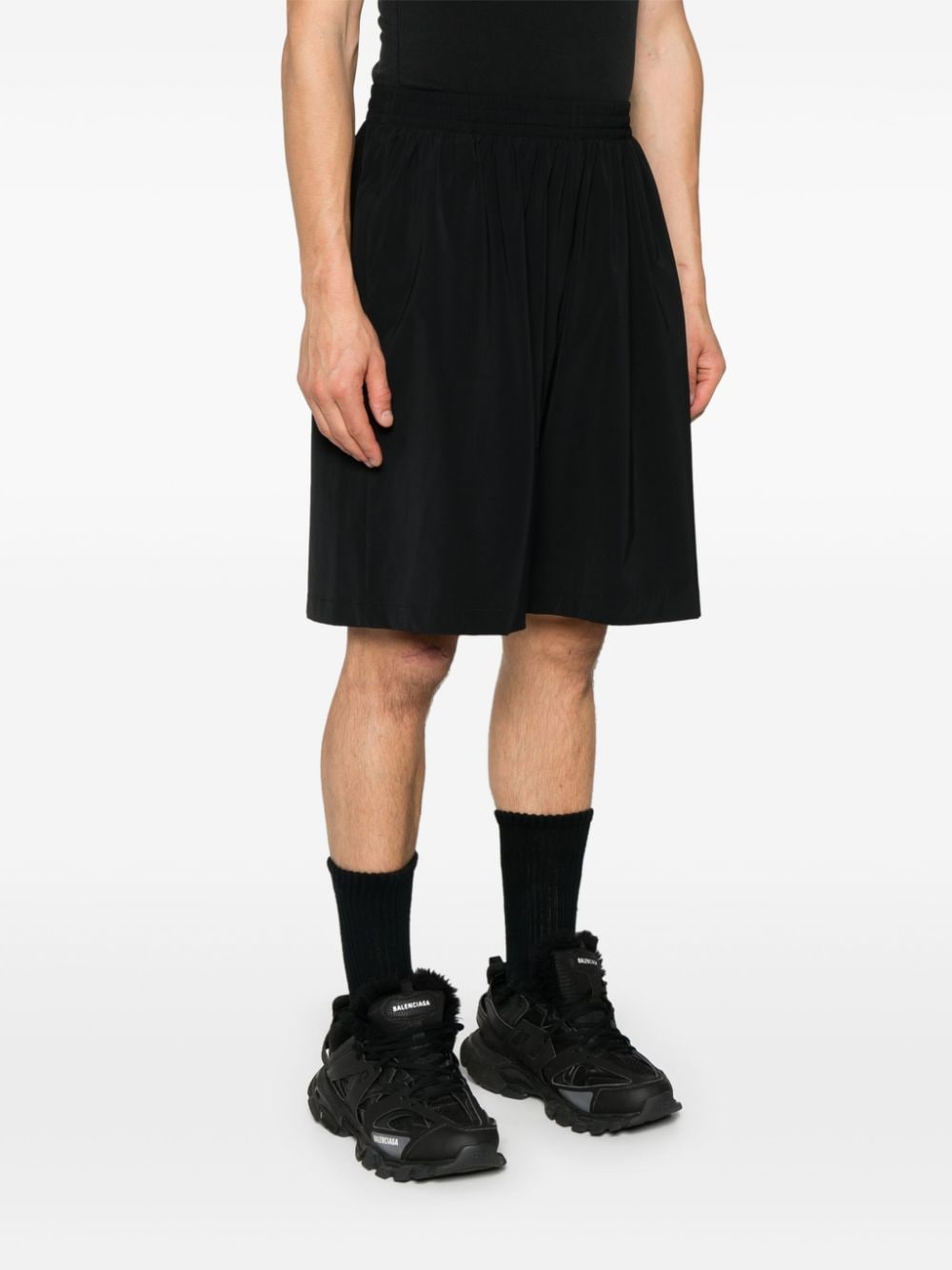 Balenciaga Shorts Black Polyamide