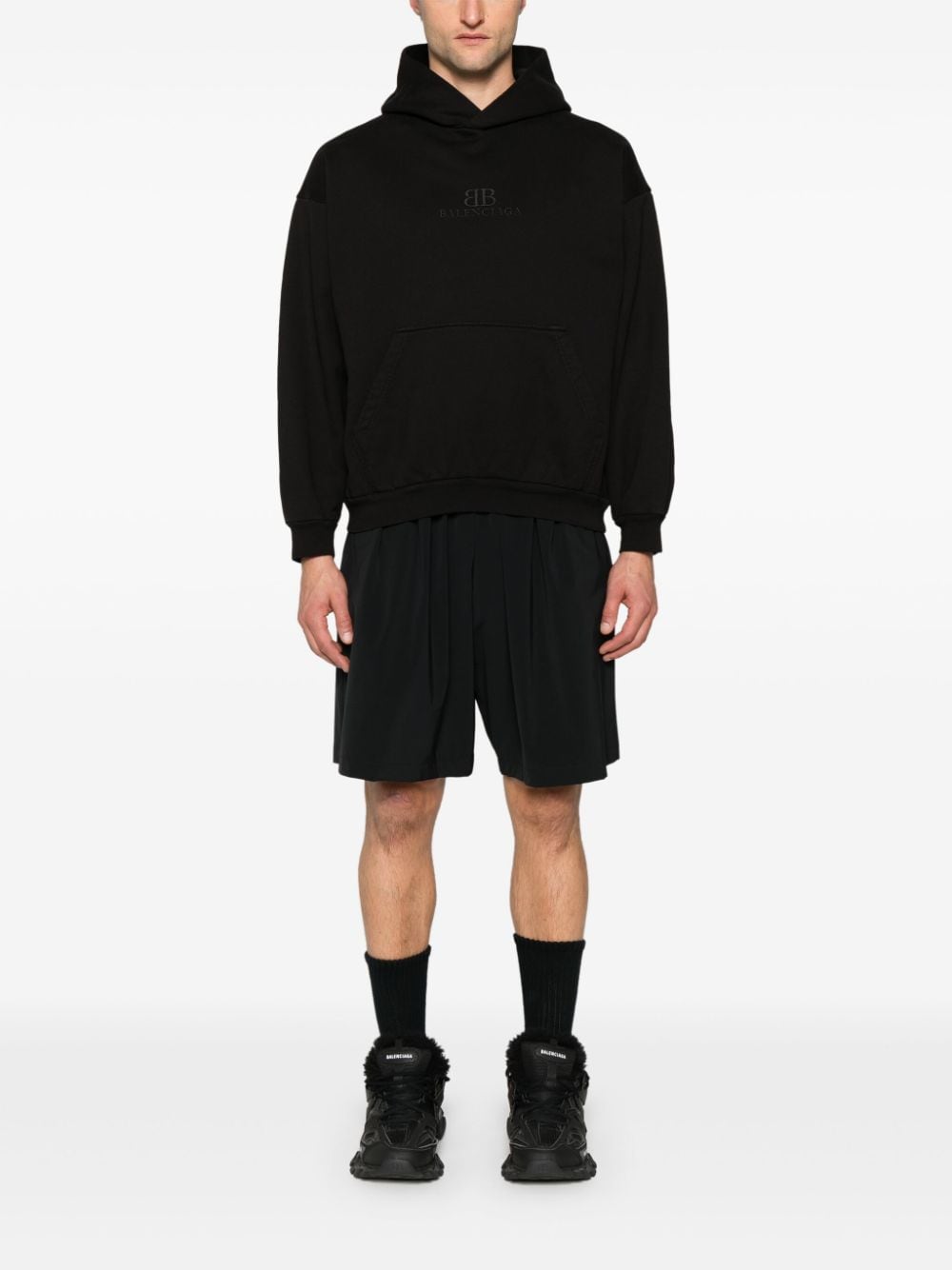 Balenciaga Shorts Black Polyamide