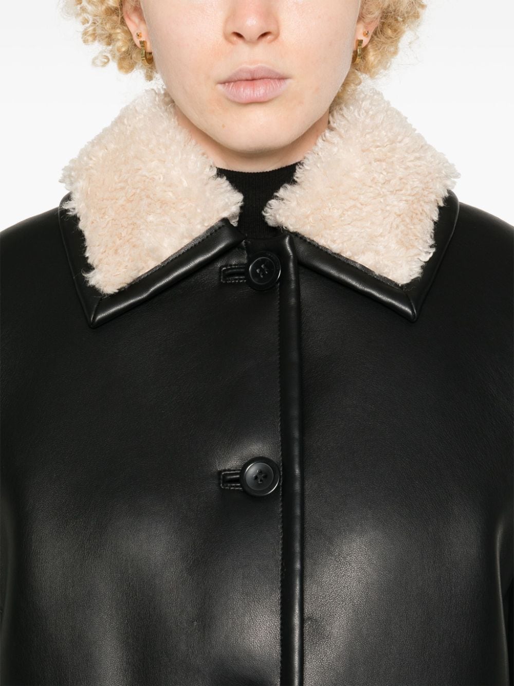 Semicouture Jackets Black Outer: Polyurethane