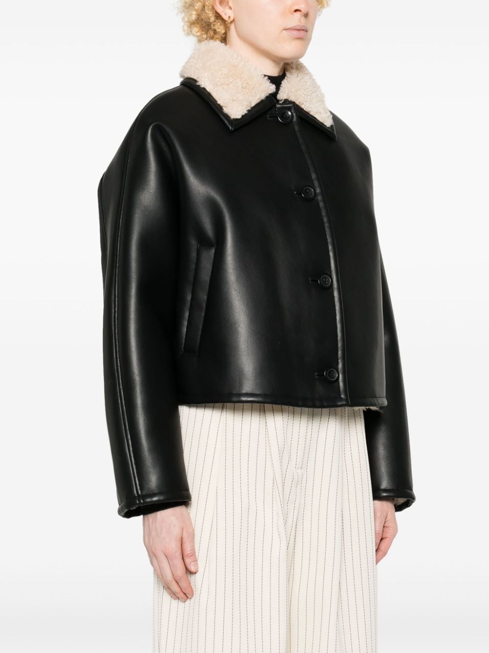 Semicouture Jackets Black Outer: Polyurethane