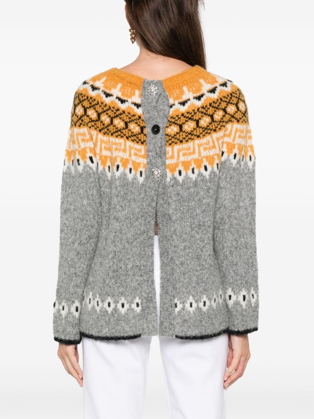 Semicouture Sweaters Grey Polyester