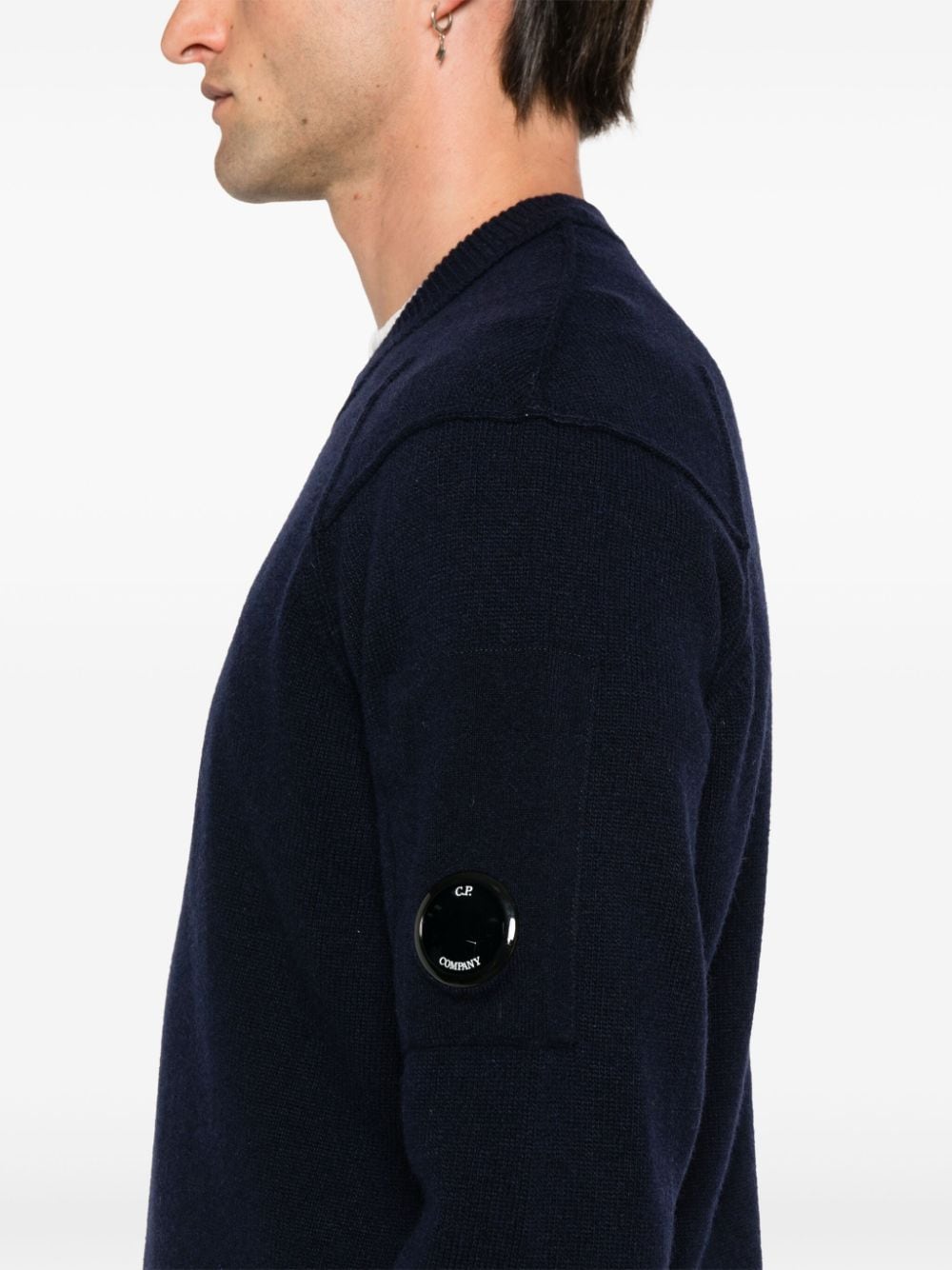 C.p.company Sweaters Blue Wool