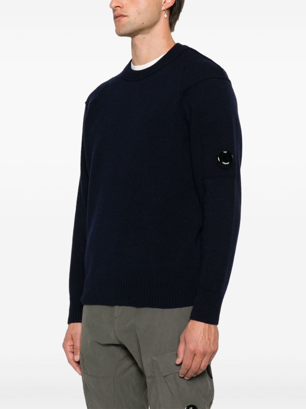 C.p.company Sweaters Blue Wool