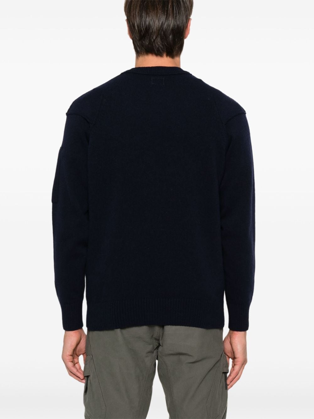 C.p.company Sweaters Blue Wool