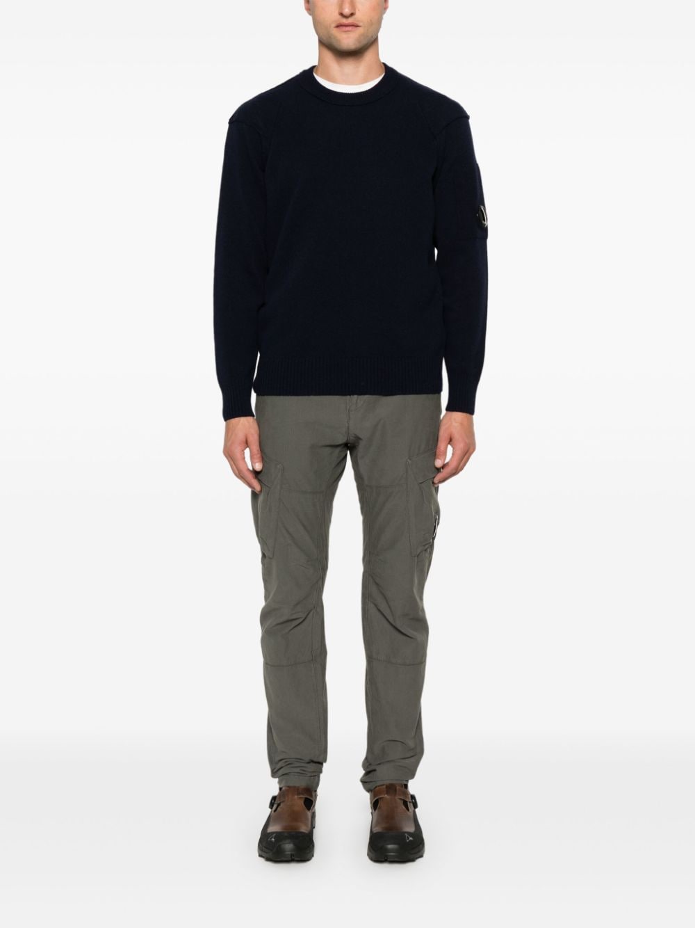 C.p.company Sweaters Blue Wool