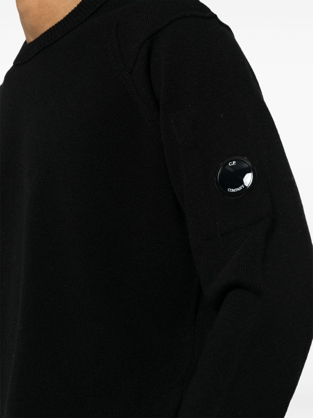 C.p.company Sweaters Black Wool