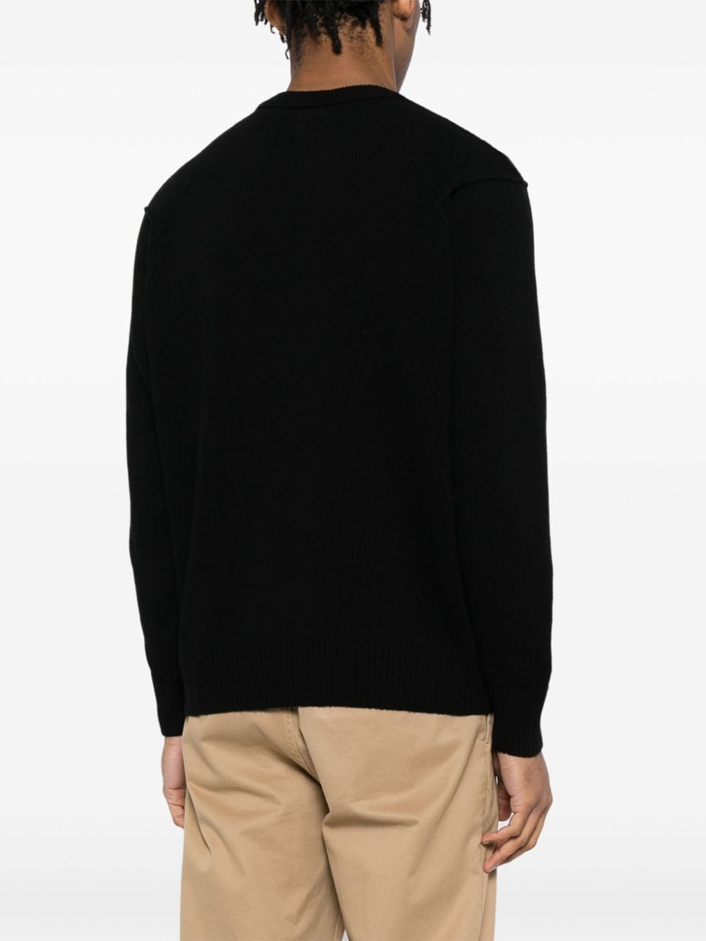 C.p.company Sweaters Black Wool