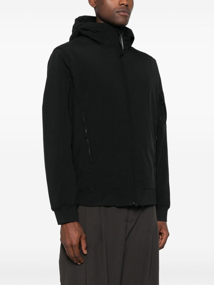 C.p.company Coats Black Lining: Polyester