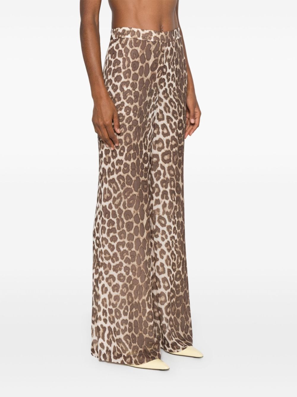 Zimmermann Trousers Brown Viscose