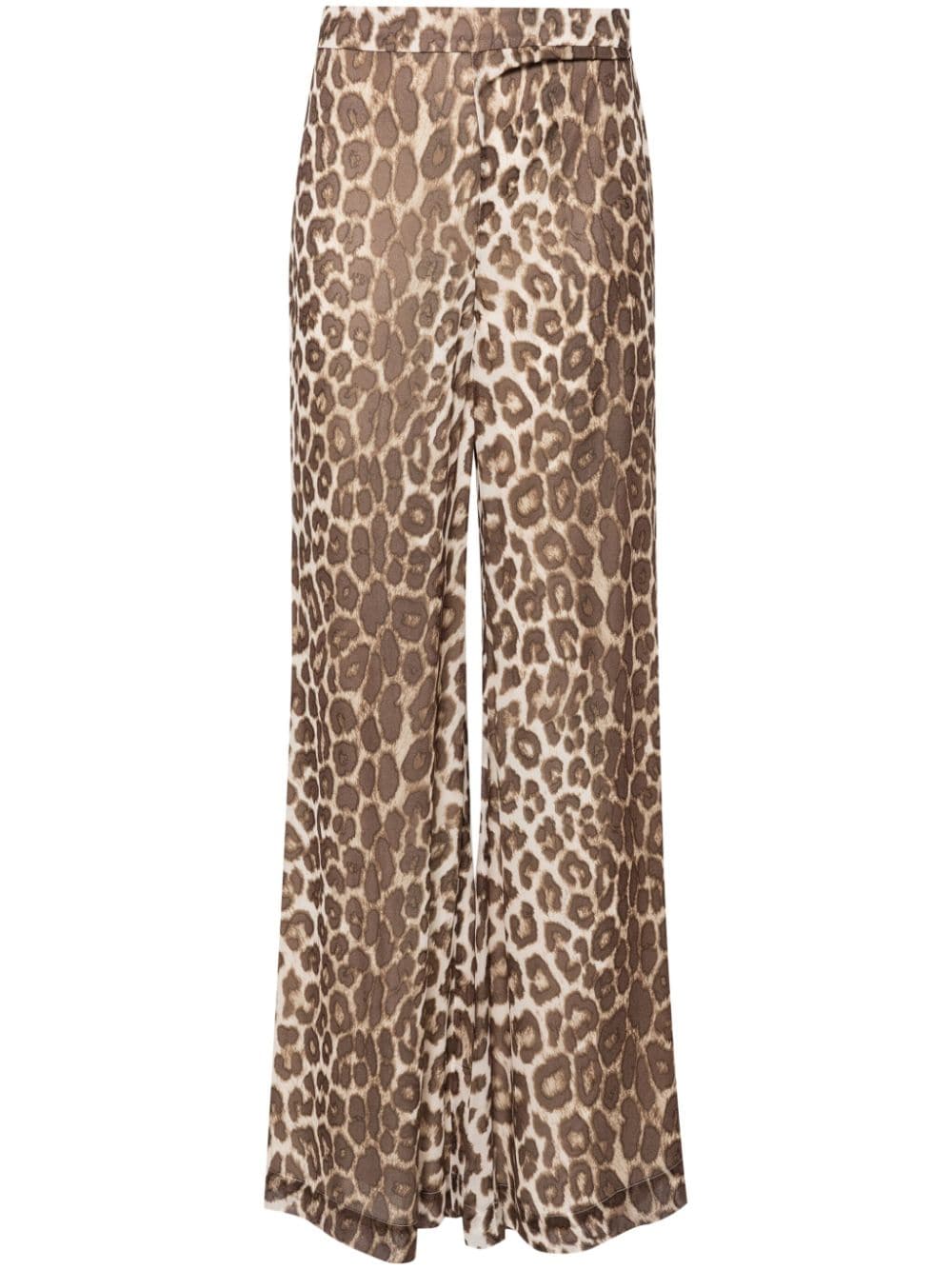 Zimmermann Trousers Brown Viscose
