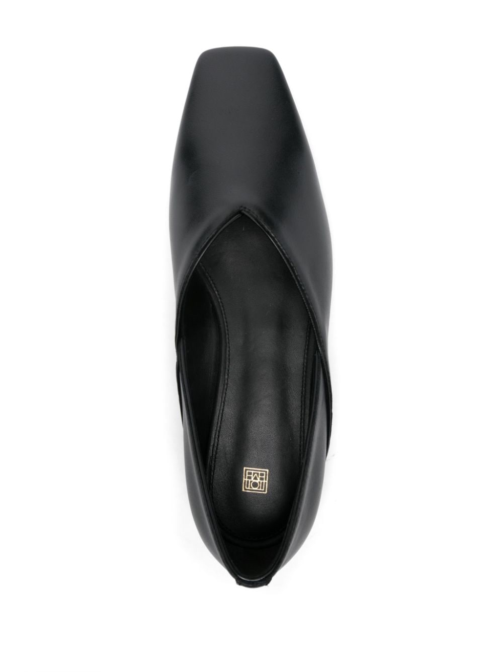 Toteme Main Flat Shoes Black