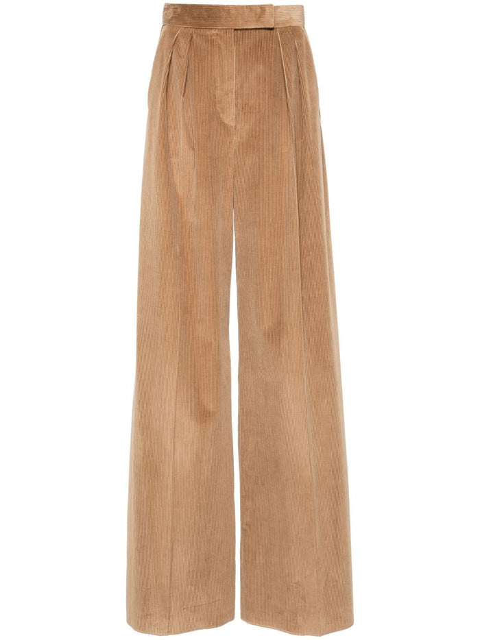 Max Mara Trousers Camel Cotton