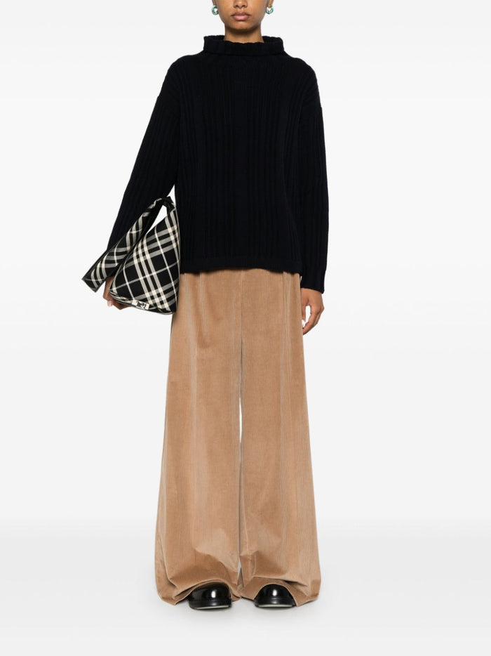 Max Mara Trousers Camel Cotton