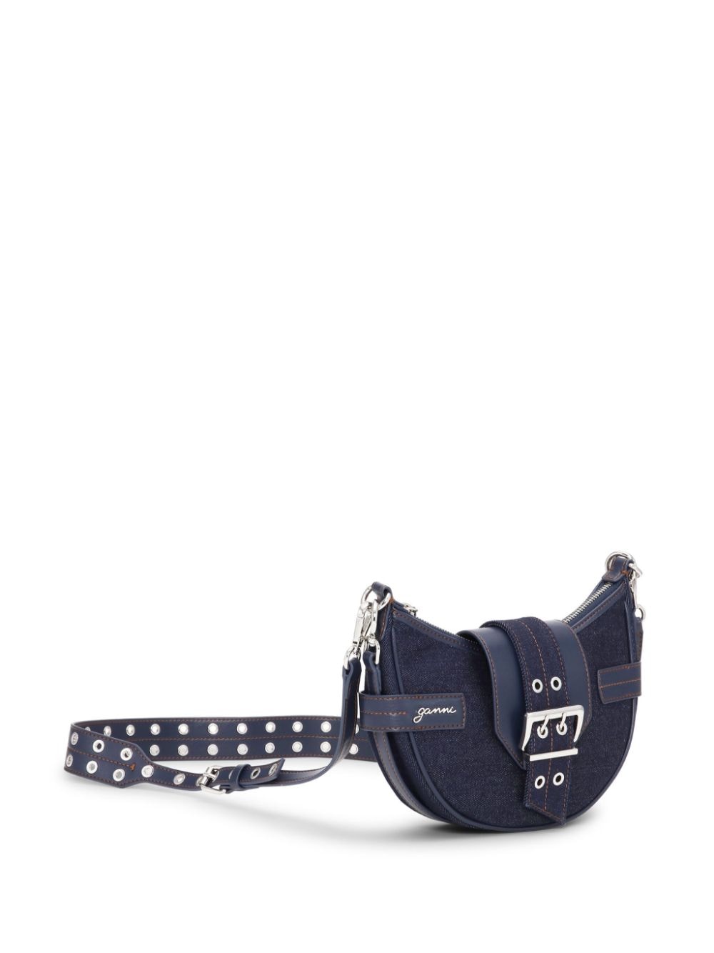 Ganni Bags Blue Cotton