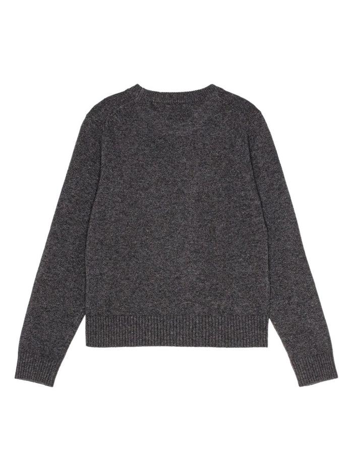 Ganni Sweaters Grey Wool Nylon