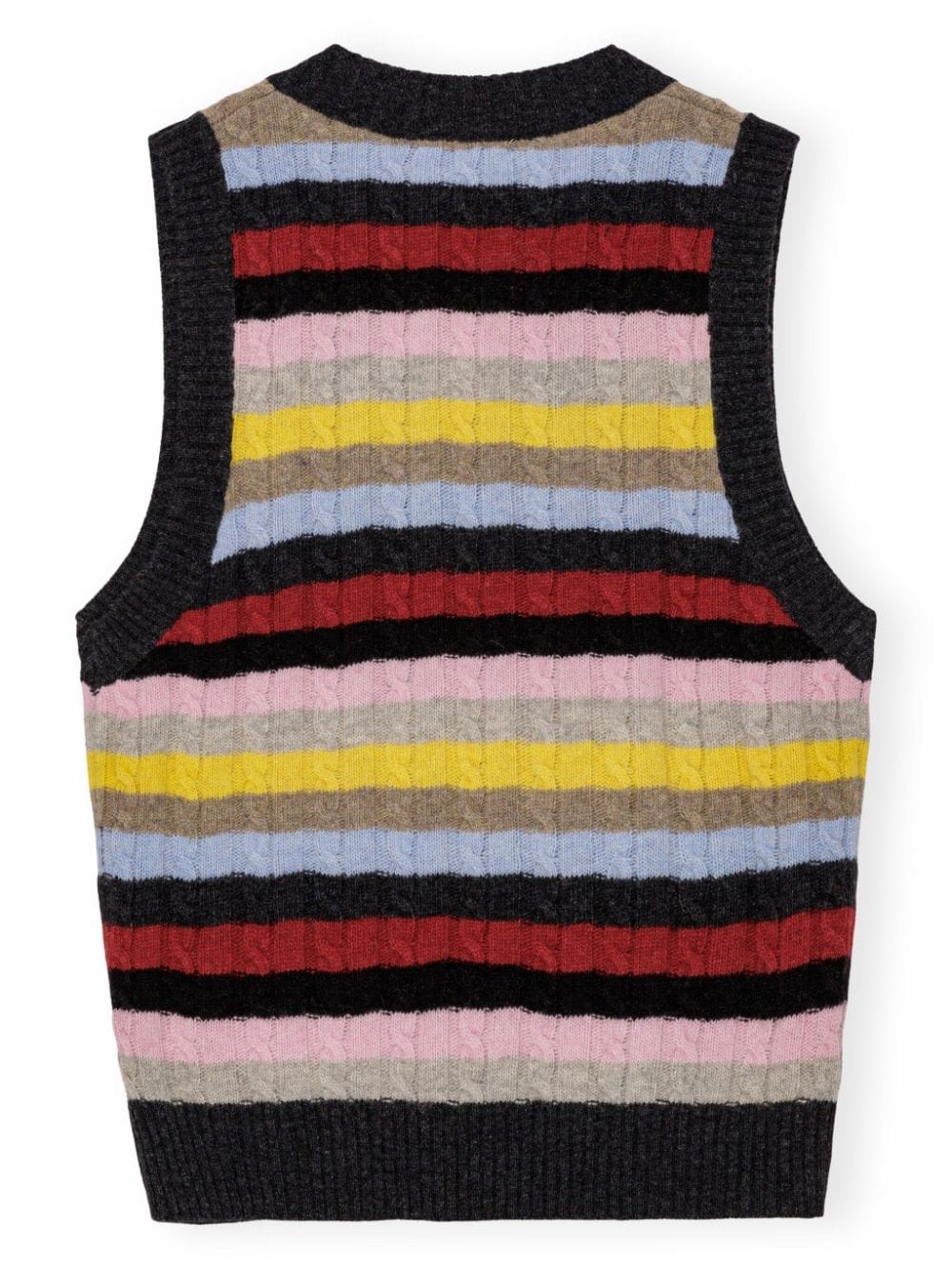Ganni Sweaters Black Wool Nylon