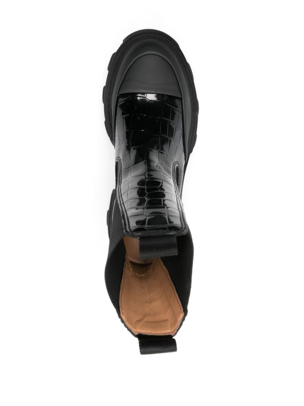 Ganni Boots Black Polyurethane