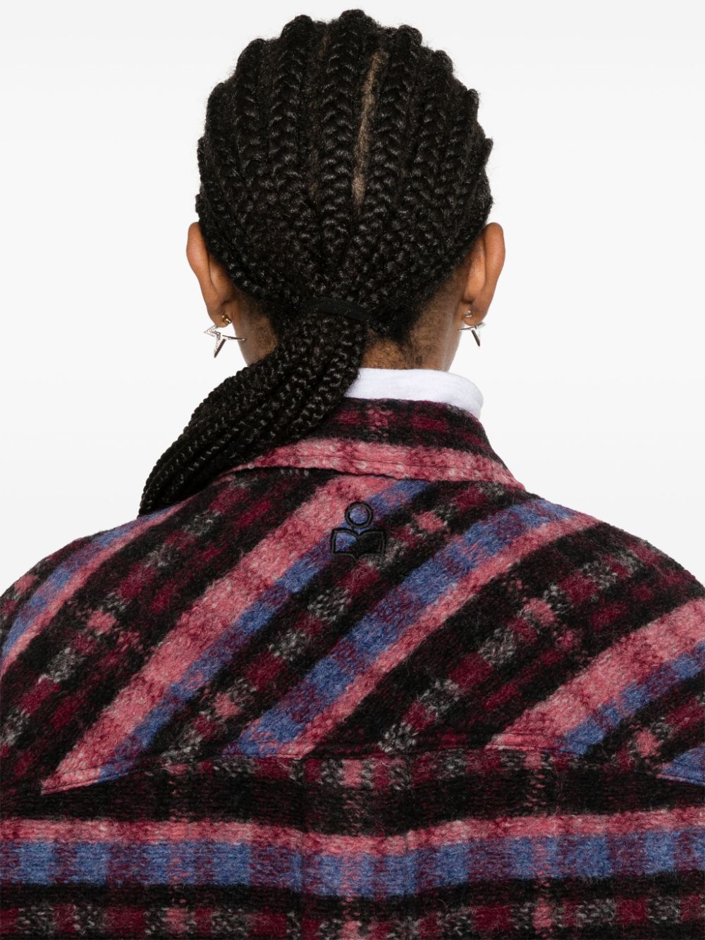 Marant Etoile Coats Pink Wool