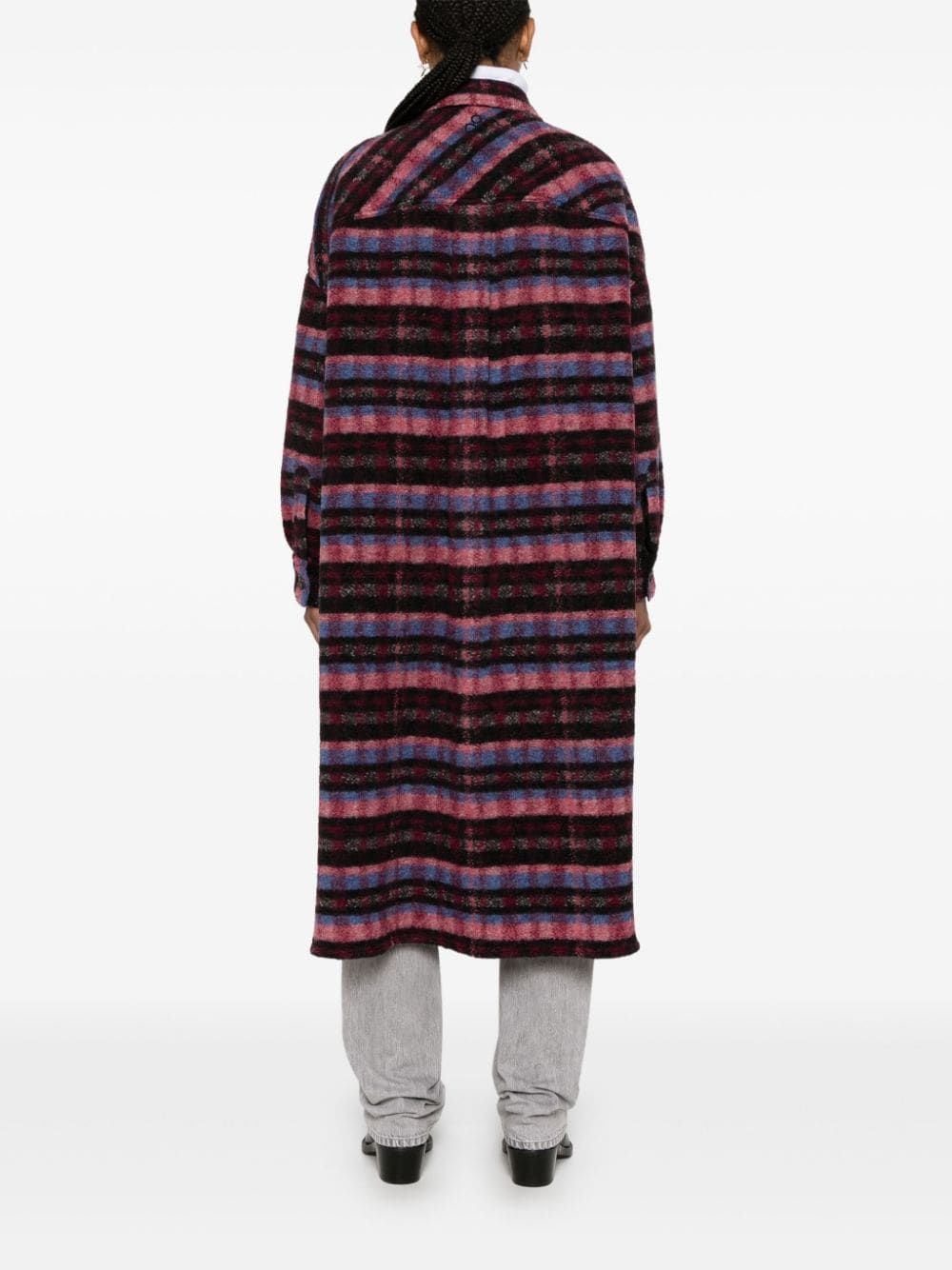 Marant Etoile Coats Pink Wool