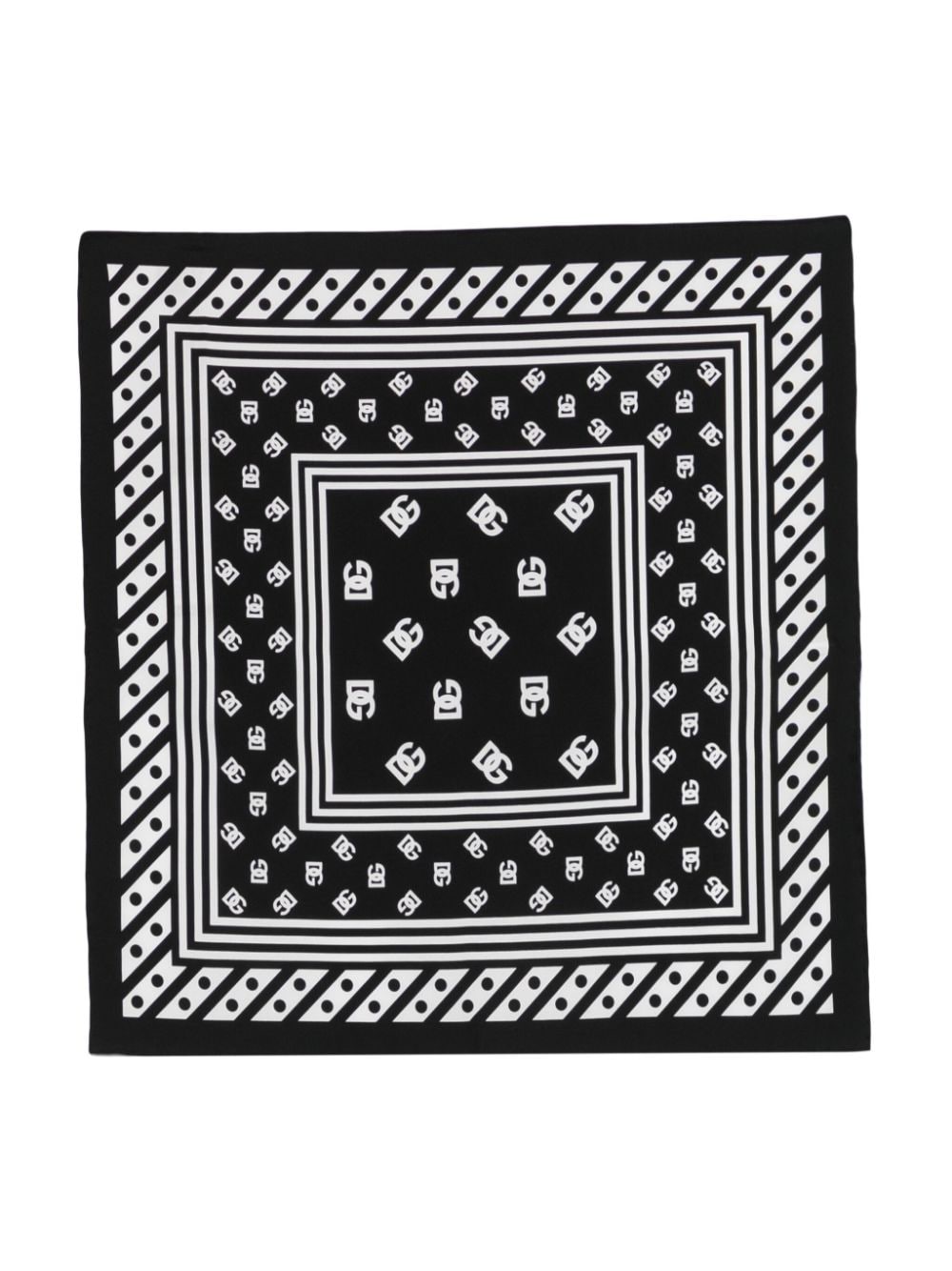 Dolce & Gabbana Scarfs Black Silk