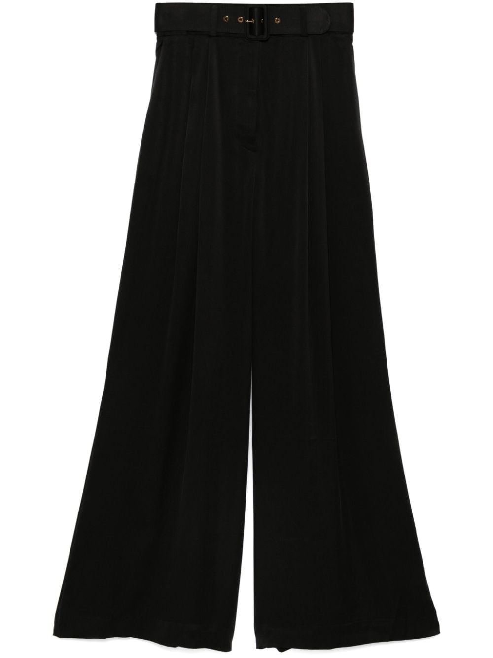 Zimmermann Trousers Black Silk
