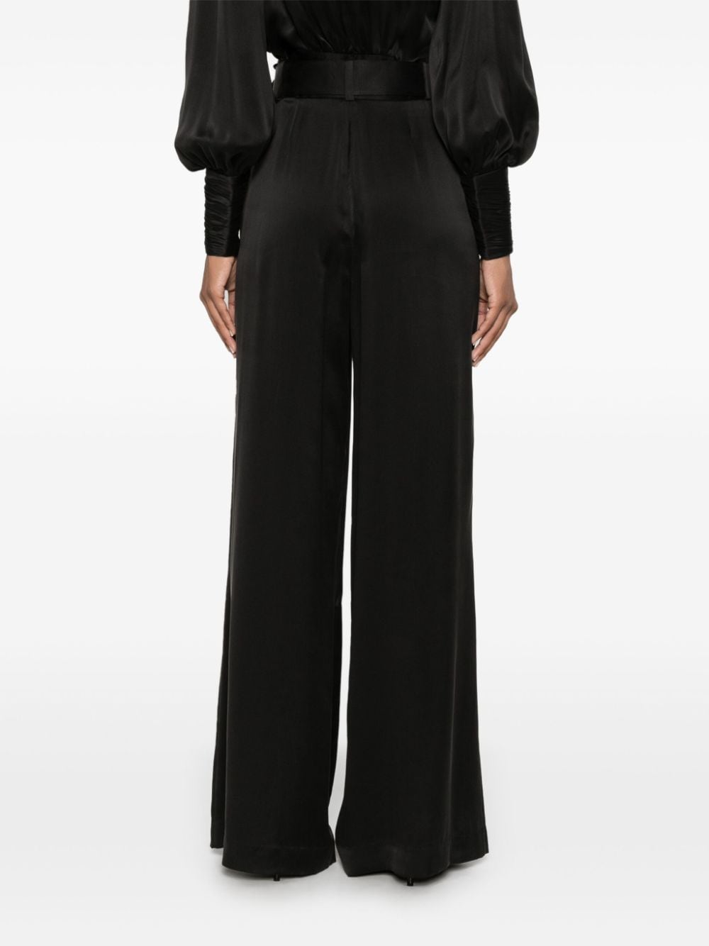 Zimmermann Trousers Black Silk