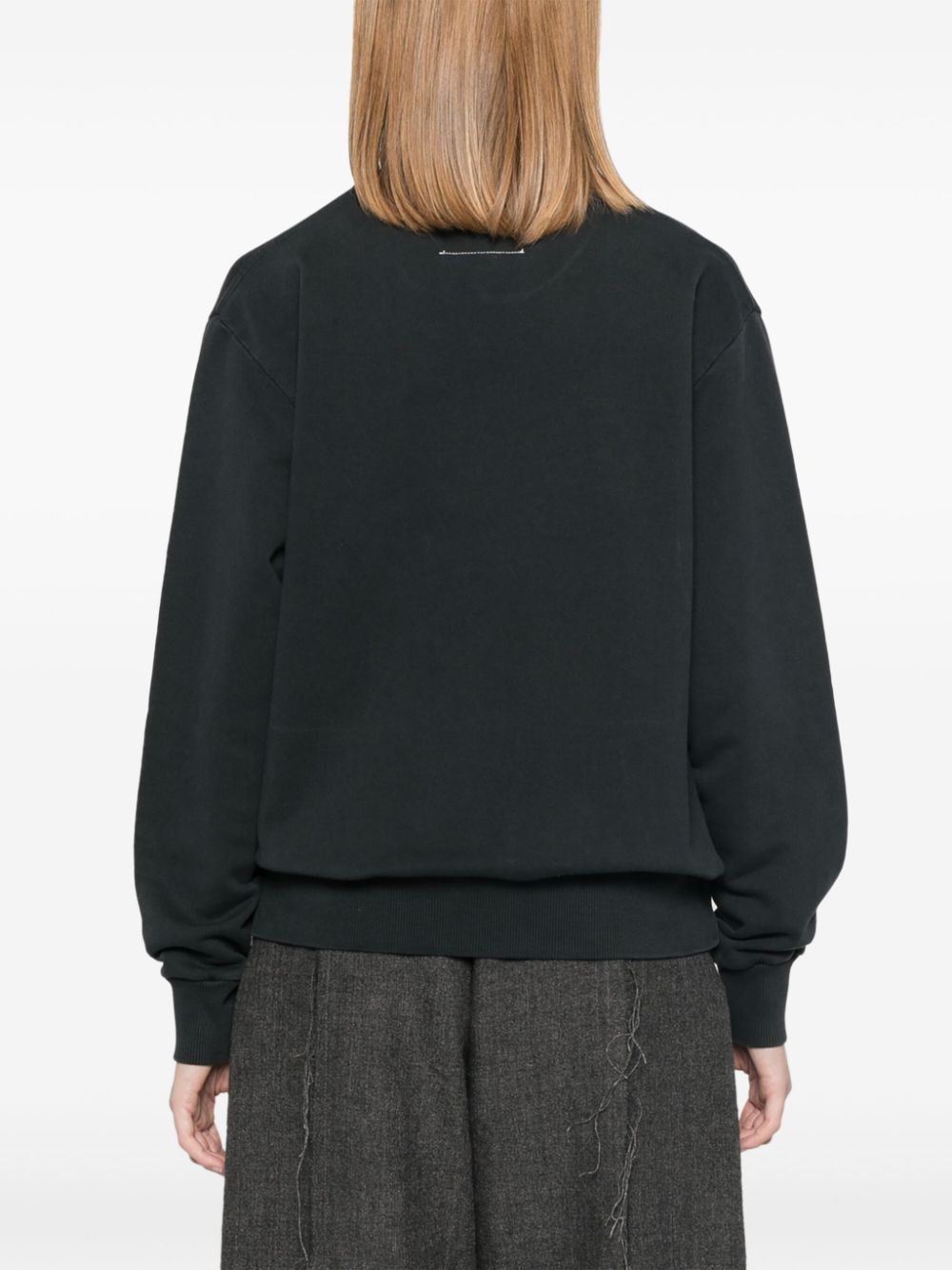 Mm6 Maison Margiela Sweaters Black Cotton