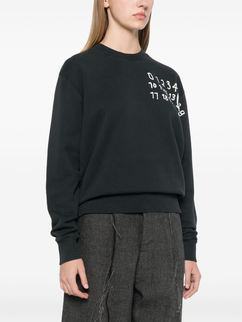 Mm6 Maison Margiela Sweaters Black Cotton