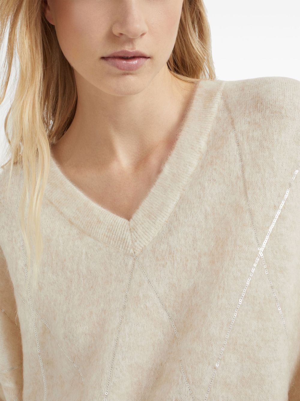 Brunello Cucinelli Sweaters Bianco