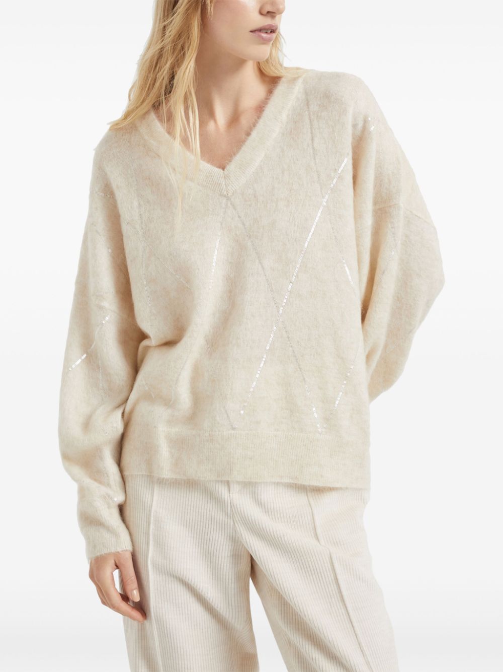 Brunello Cucinelli Sweaters Bianco