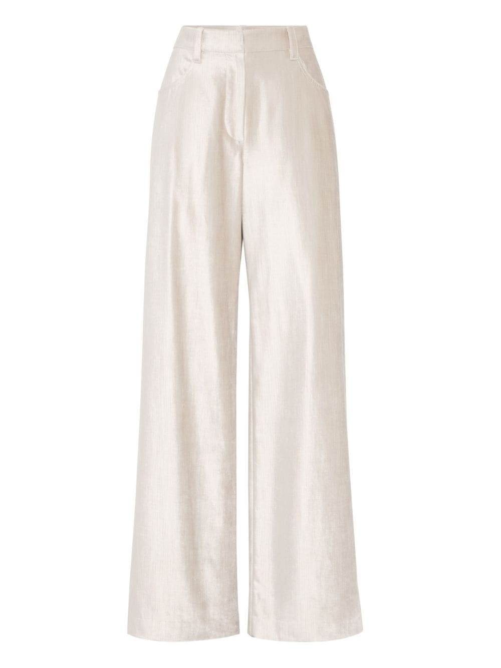 Brunello Cucinelli Trousers Beige Cotton Viscose
