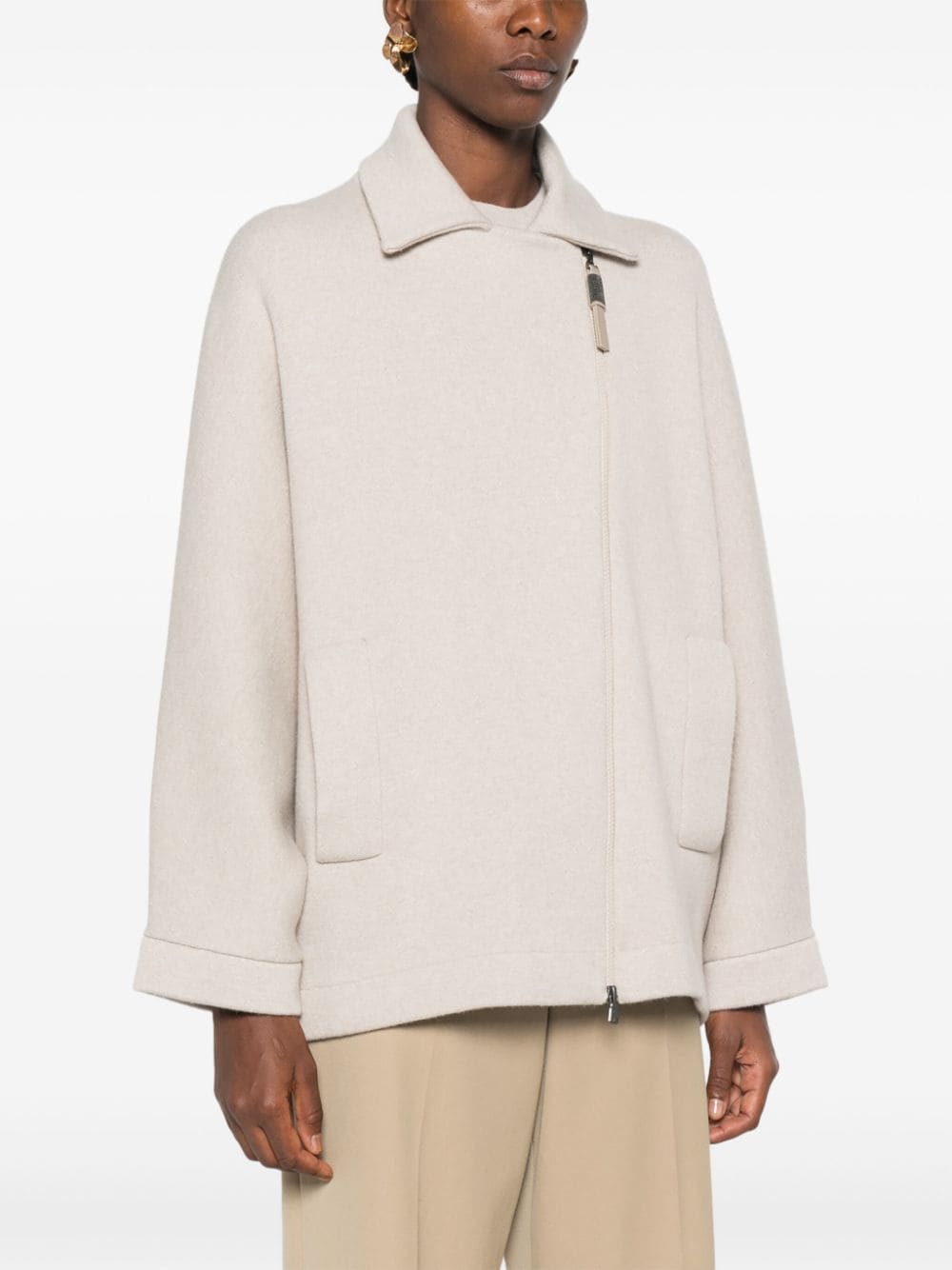 Brunello Cucinelli Sweaters Beige Cashmere