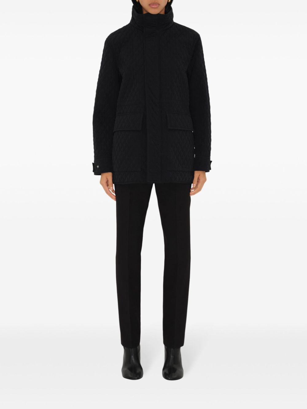 Burberry Jackets Black Nylon