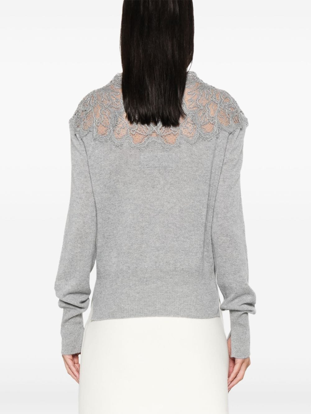 Ermanno Scervino Sweaters Grey Cashmere
