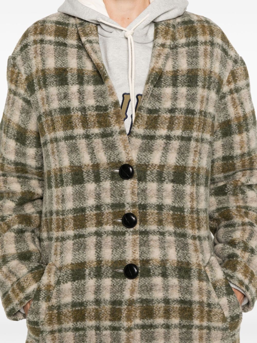 Marant Etoile Coats Kaki Outer: Wool