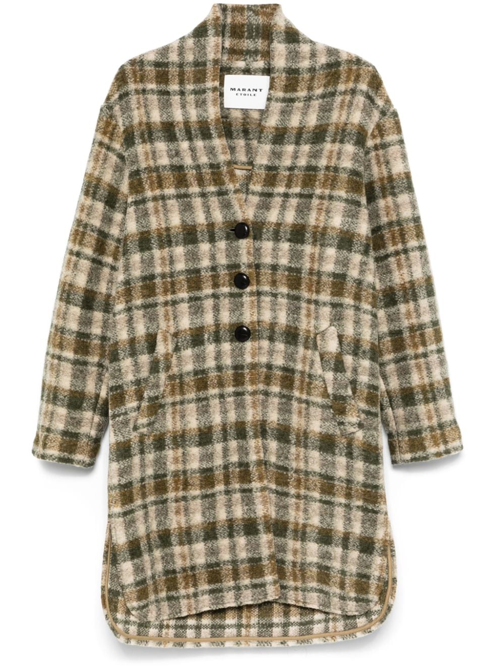 Marant Etoile Coats Kaki Outer: Wool