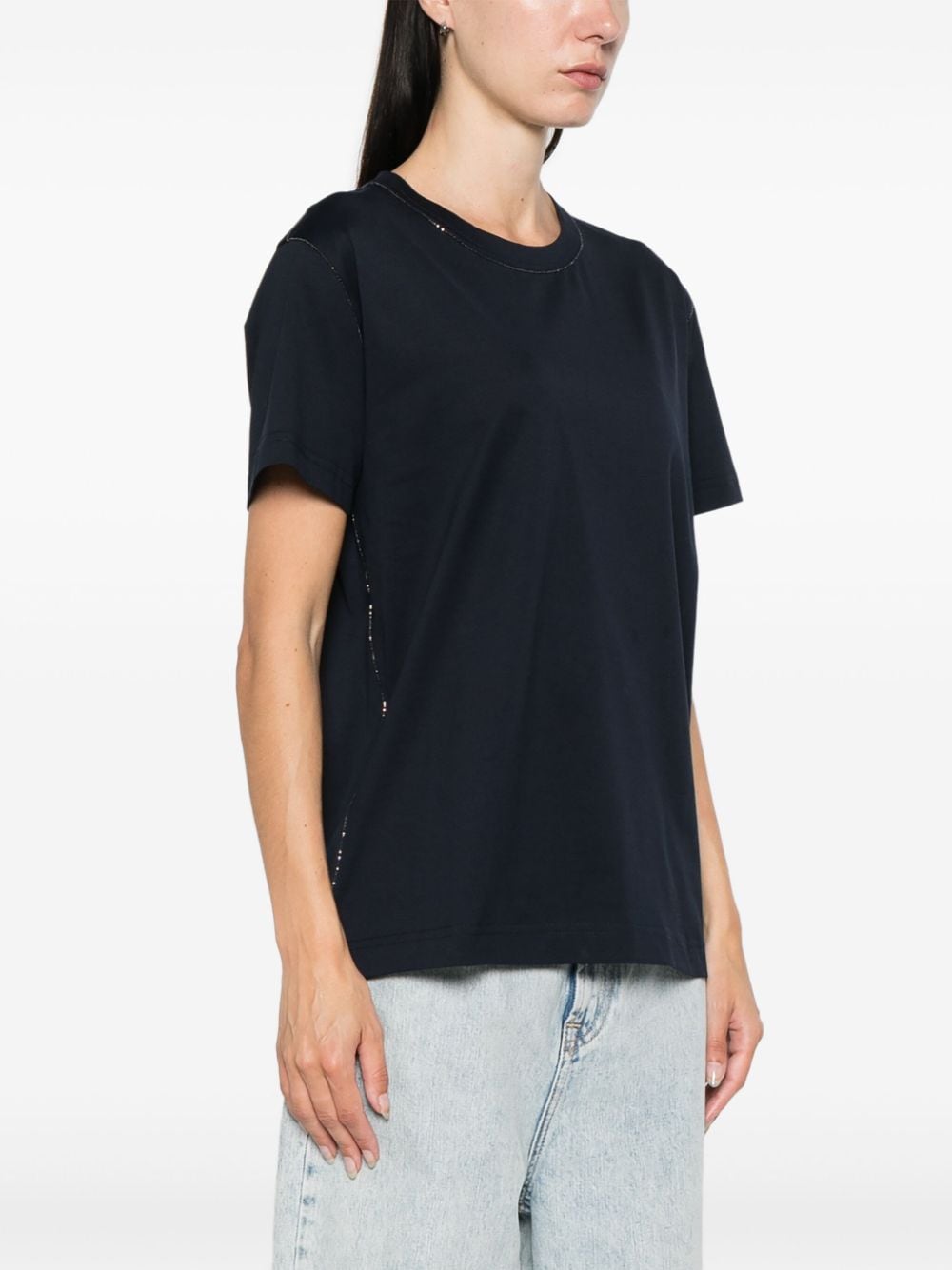 Fabiana Filippi T-Shirts And Polos Blue Eco Brass