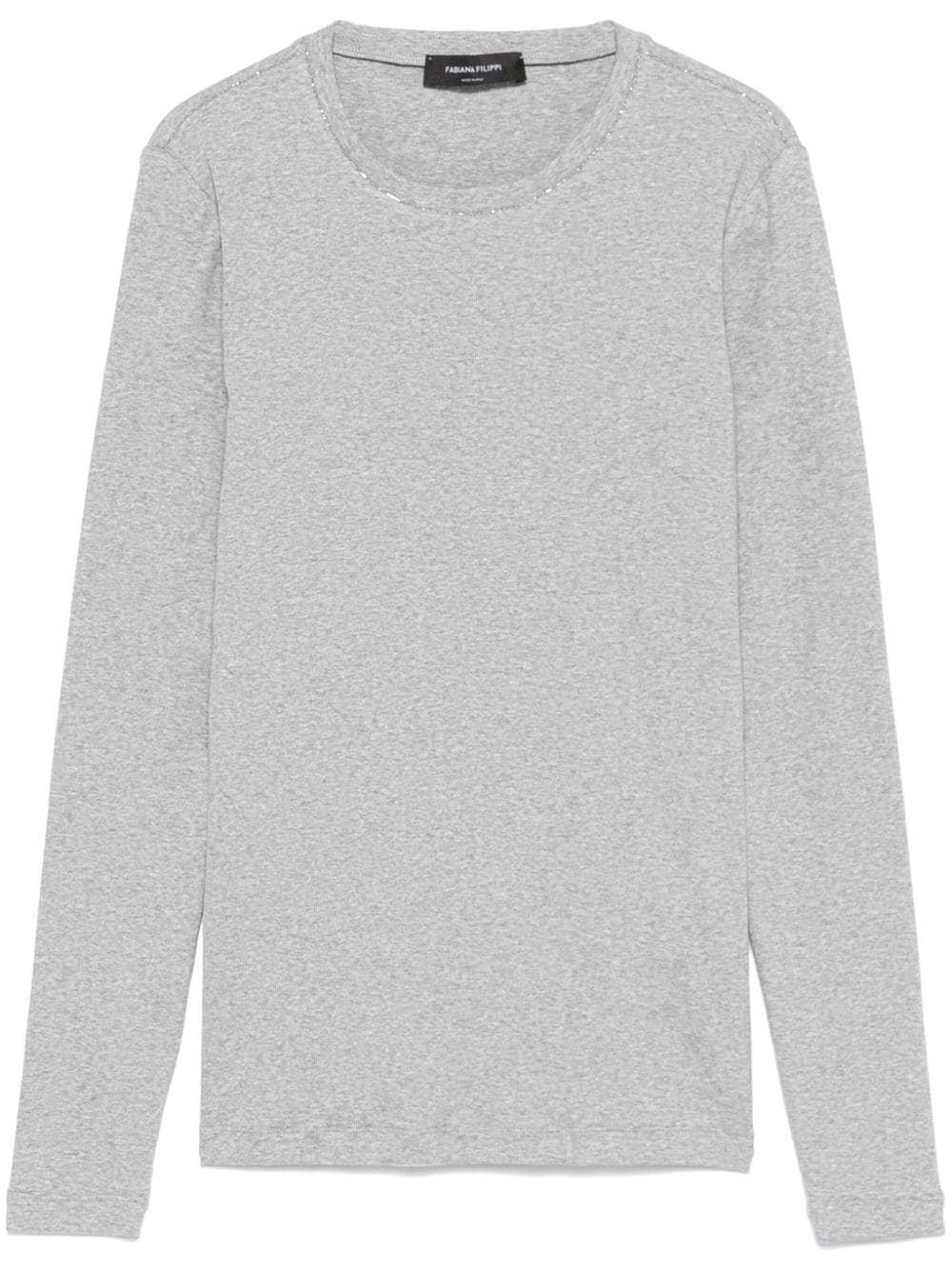 Fabiana Filippi T-Shirts And Polos Grey Eco Brass