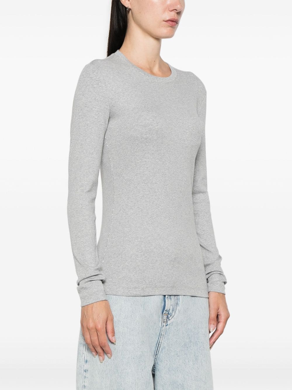 Fabiana Filippi T-Shirts And Polos Grey Eco Brass