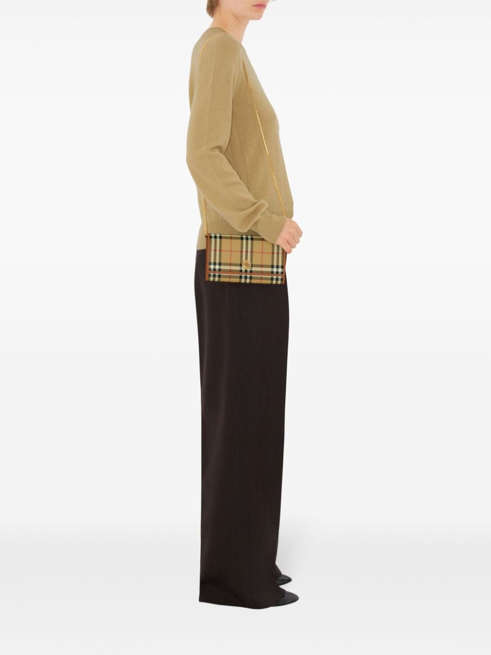 Burberry Bags Beige Outer: Polyurethane