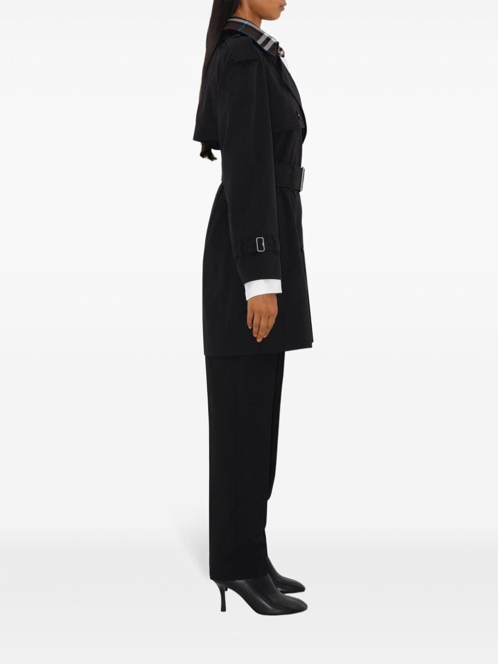 Burberry Coats Black Lining: Viscose