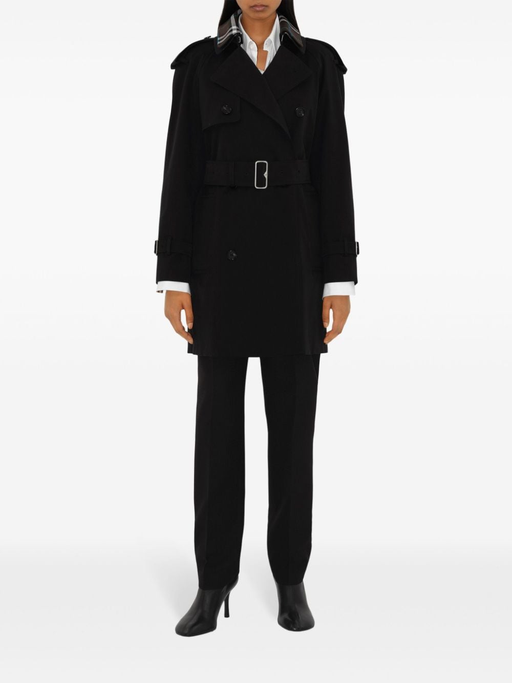 Burberry Coats Black Lining: Viscose