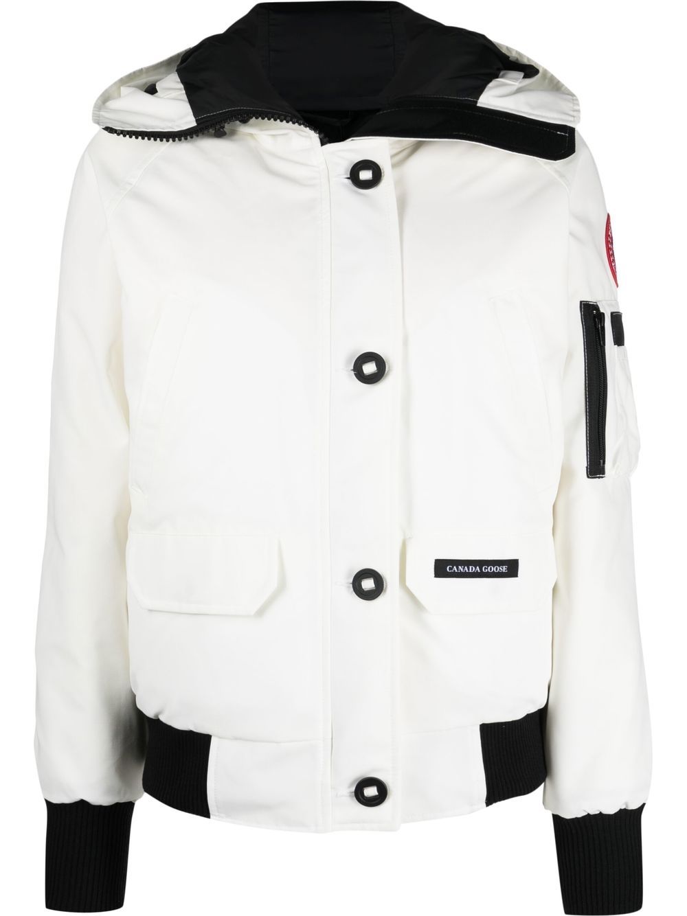 Canada Goose Coats White Outer: Polyester