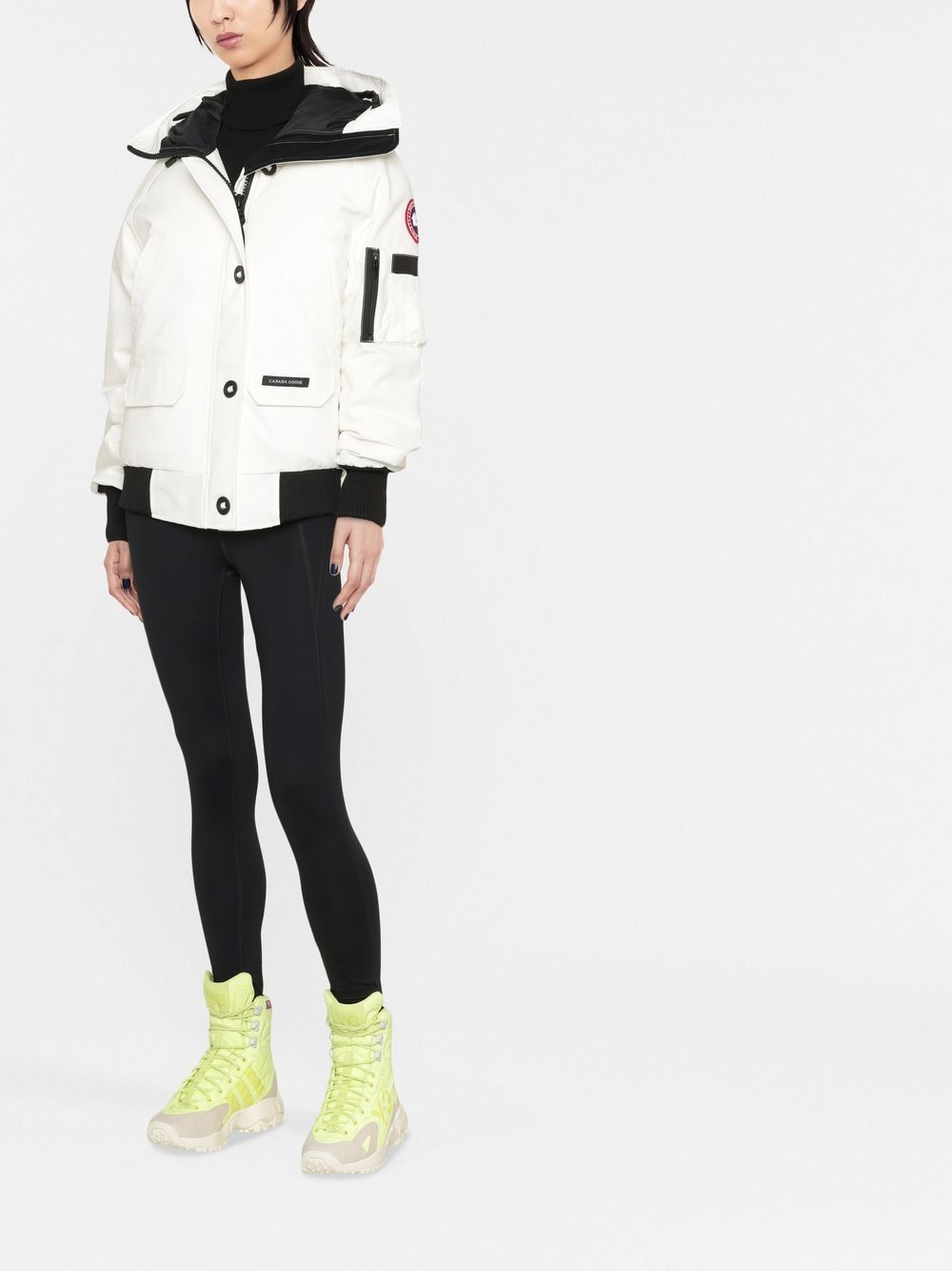 Canada Goose Coats White Outer: Polyester