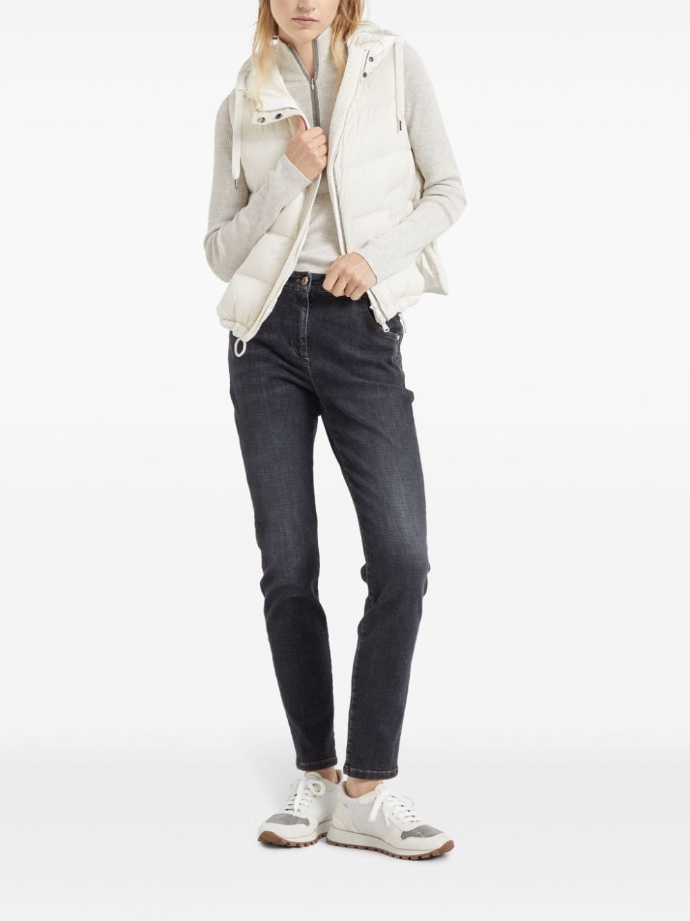 Brunello Cucinelli Sweaters Beige Wool