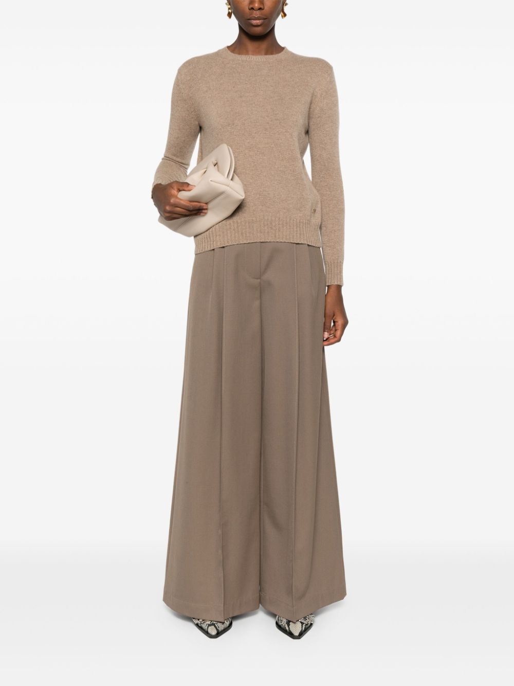 Max Mara Sweaters Beige Cashmere