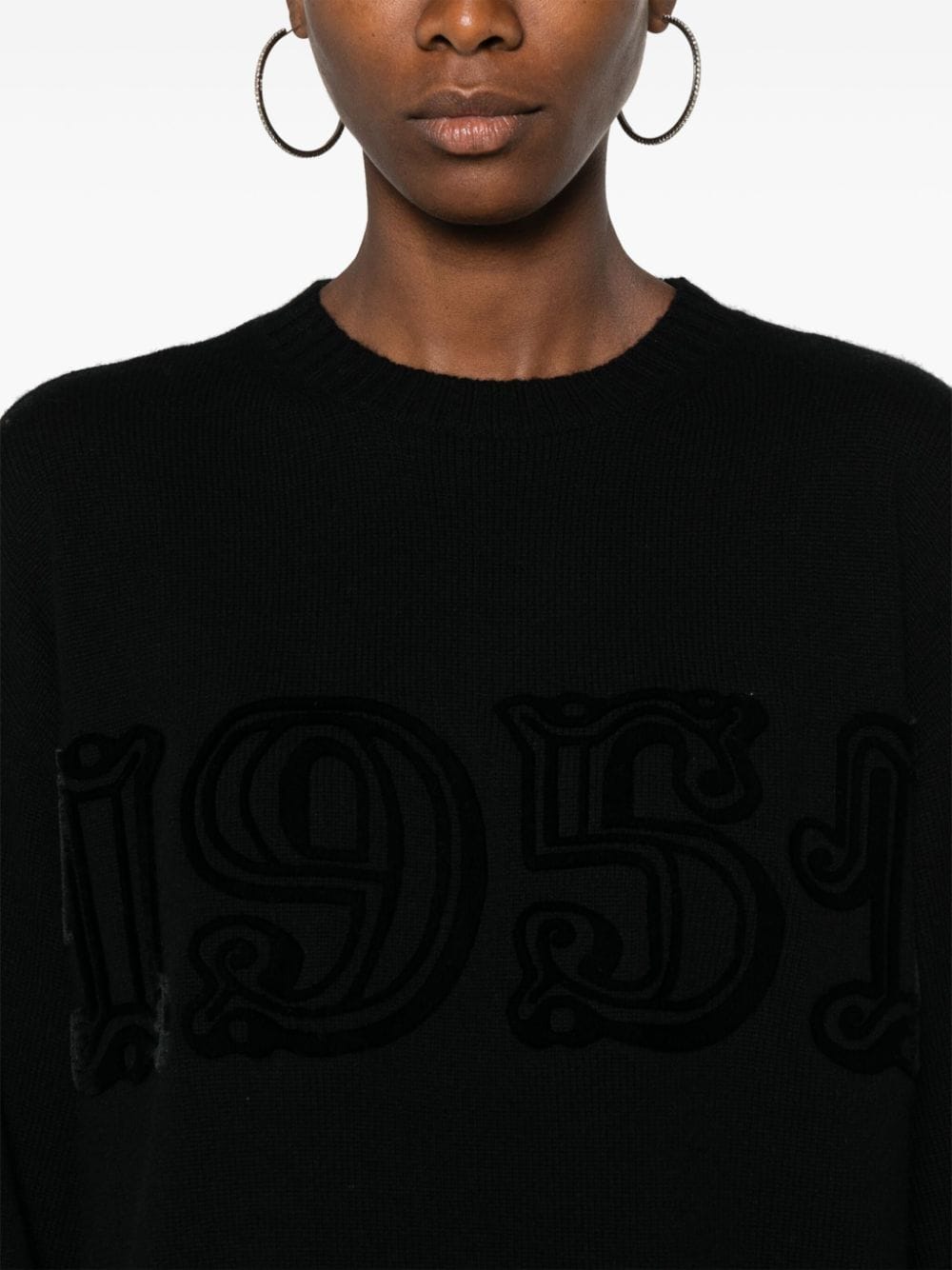 Max Mara Sweaters Black Modal Cashmere