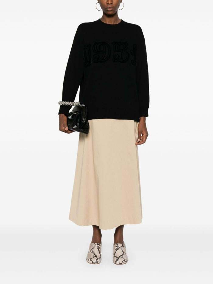 Max Mara Sweaters Black Modal Cashmere